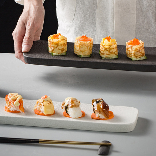 이자카야 일식 오마카세 초밥 스시 사시미 굽접시 원형 사각 접시