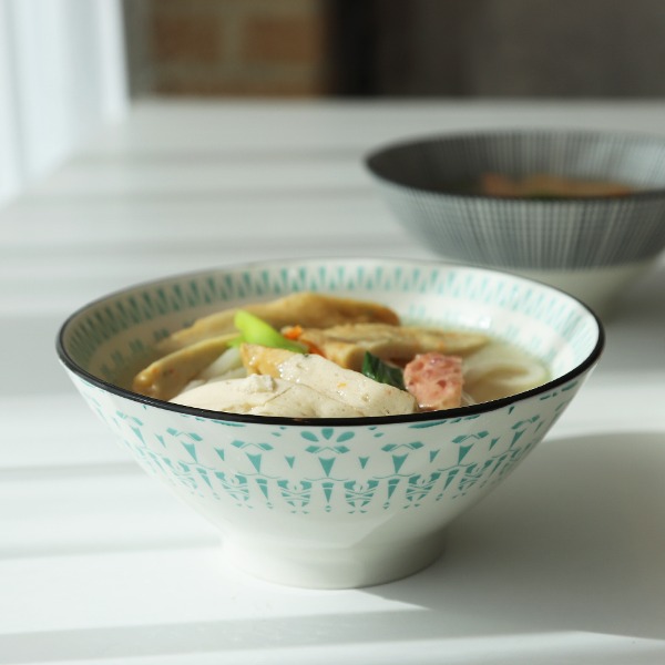 일본풍 면기 식기 가정식 우동 오리엔탈 그릇 큰사이즈 N시리즈