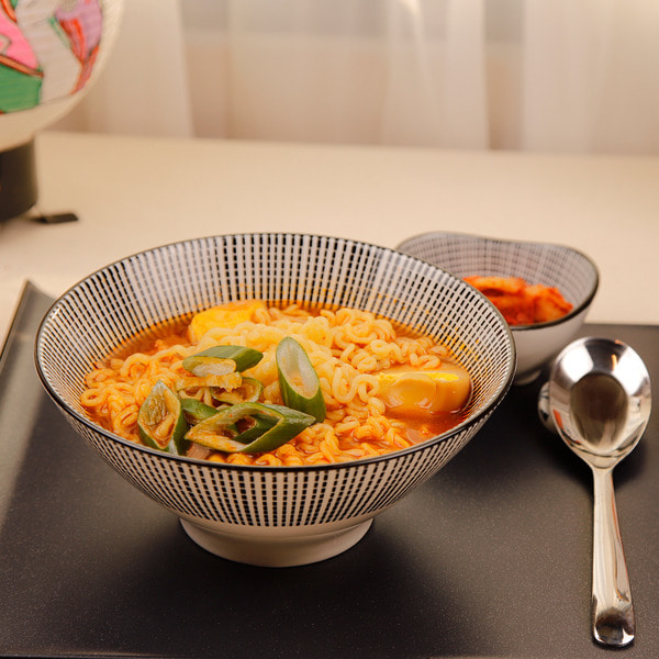 일본풍 면기 식기 가정식 우동 오리엔탈 그릇 큰사이즈 N시리즈