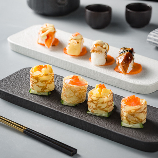 이자카야 일식 오마카세 초밥 스시 사시미 굽접시 원형 사각 접시
