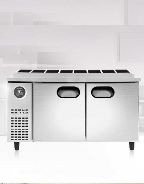 스타리온 1500 김밥 토핑 냉장고 업소용 테이블 LG A/S 3년
