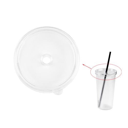 PC컵 커버(중,대) 업소용물컵 일회용품 대체 투명카페컵 플라스틱컵 음료수컵 뚜껑